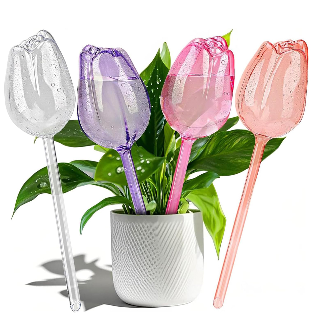2/4개 튤립 모양 자동 급수 화분, 자동 급수 화분  - Self Watering Insert 리뷰 및 가격